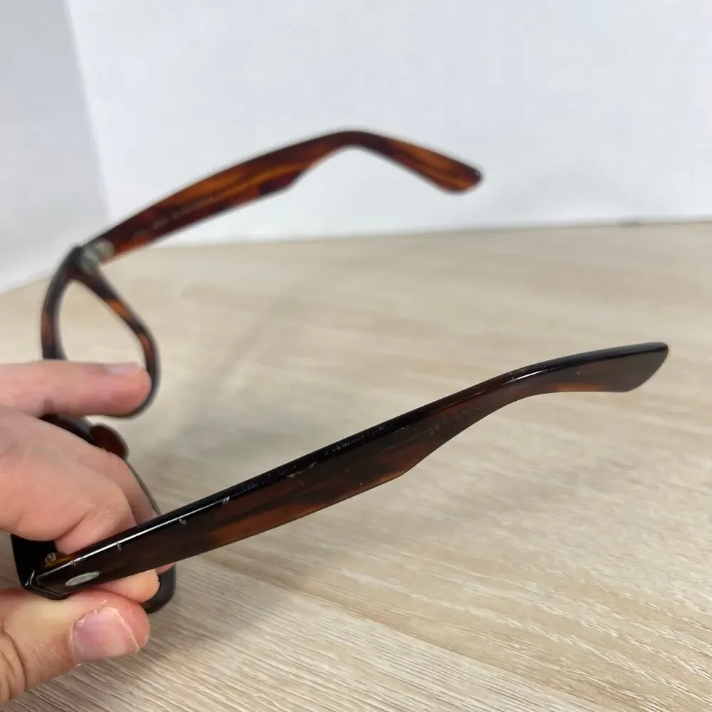 B&L Ray-Ban USA Wayfarer Sunglasses FRAMES ONLY Brown B&L 5024